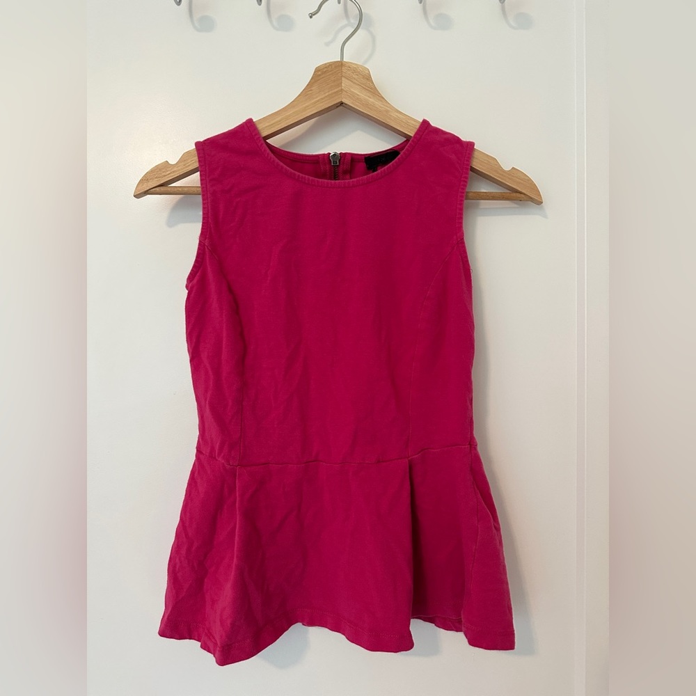 Pink Peplum Top